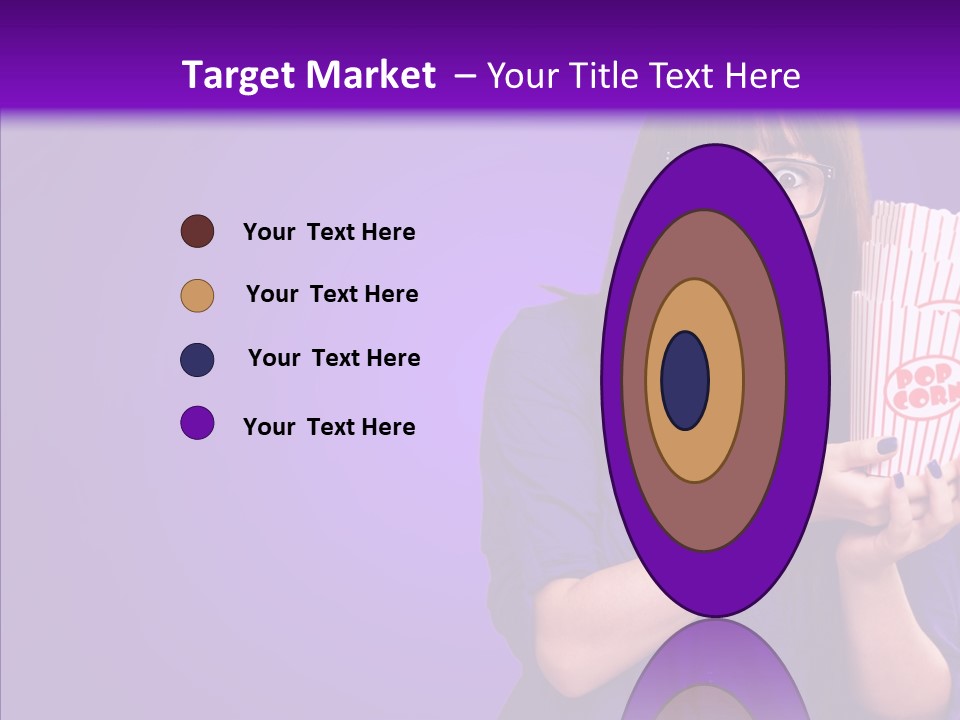 Projection Teenager Showtime PowerPoint Template