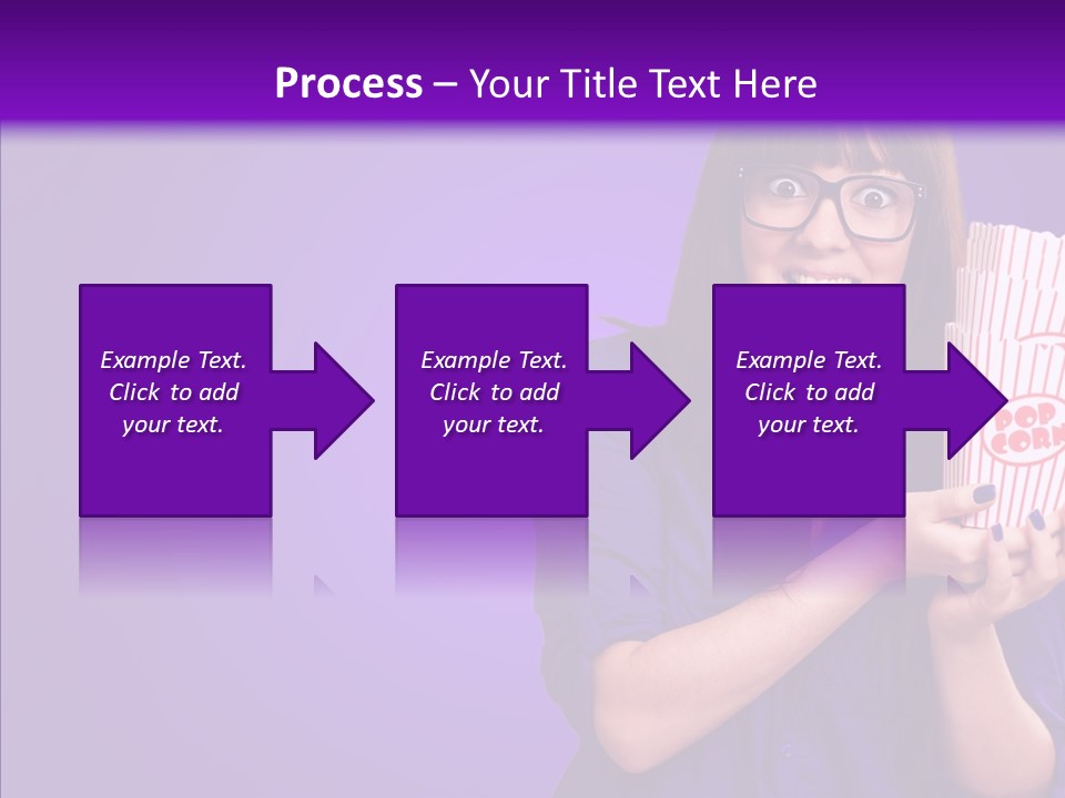 Projection Teenager Showtime PowerPoint Template