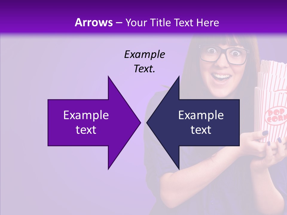 Projection Teenager Showtime PowerPoint Template