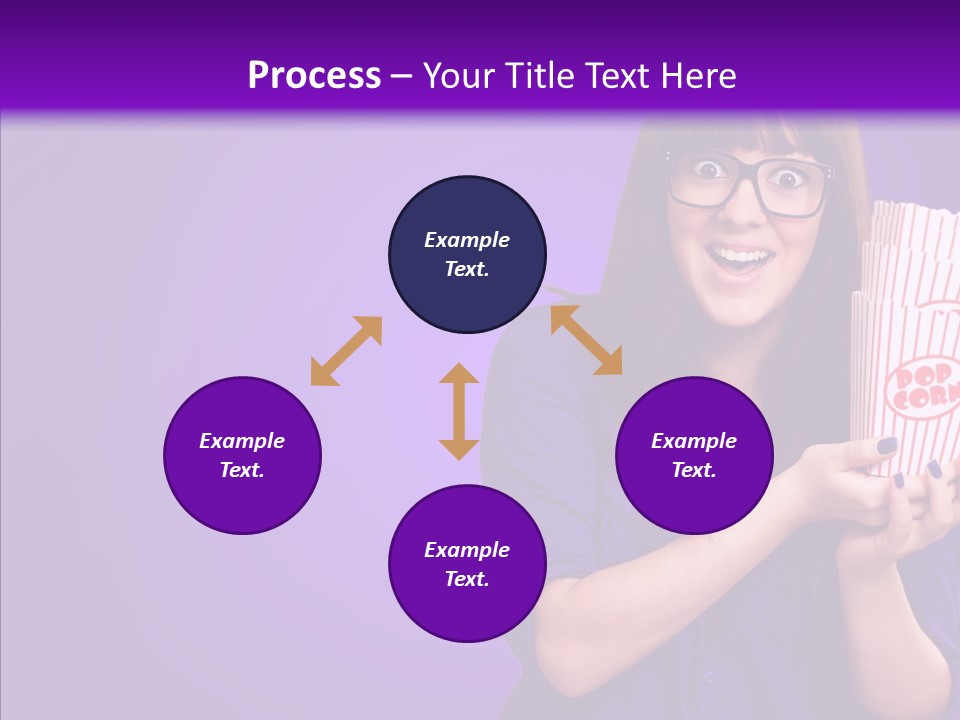 Projection Teenager Showtime PowerPoint Template