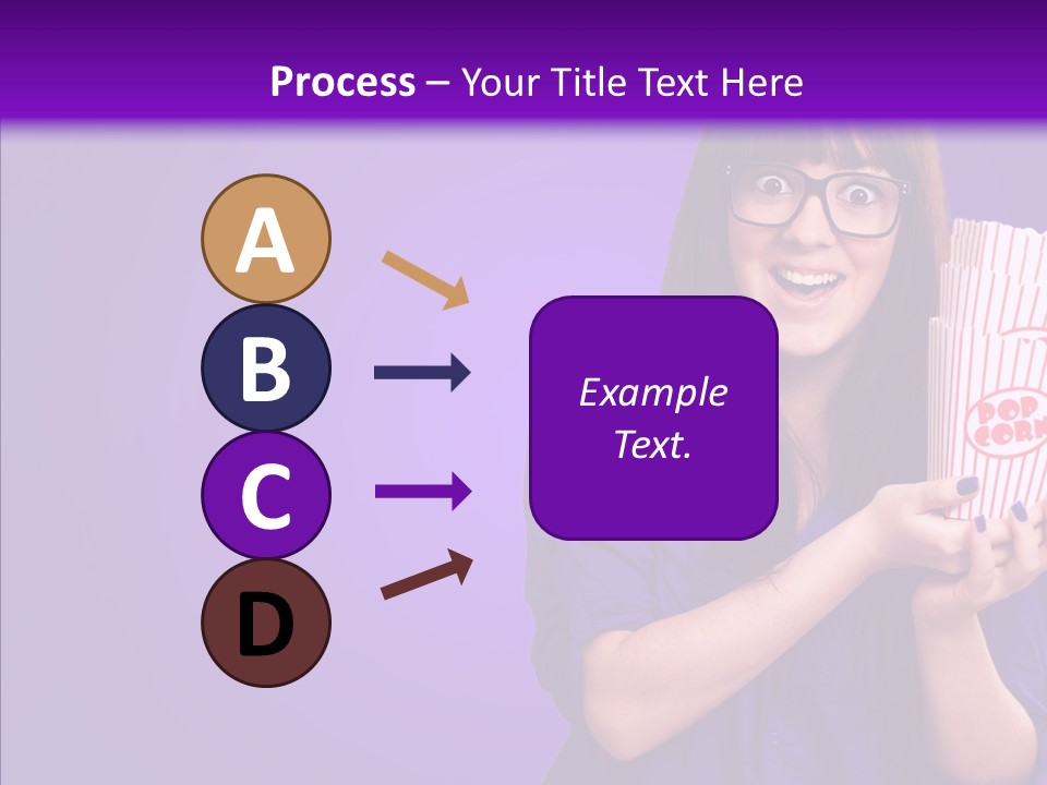 Projection Teenager Showtime PowerPoint Template