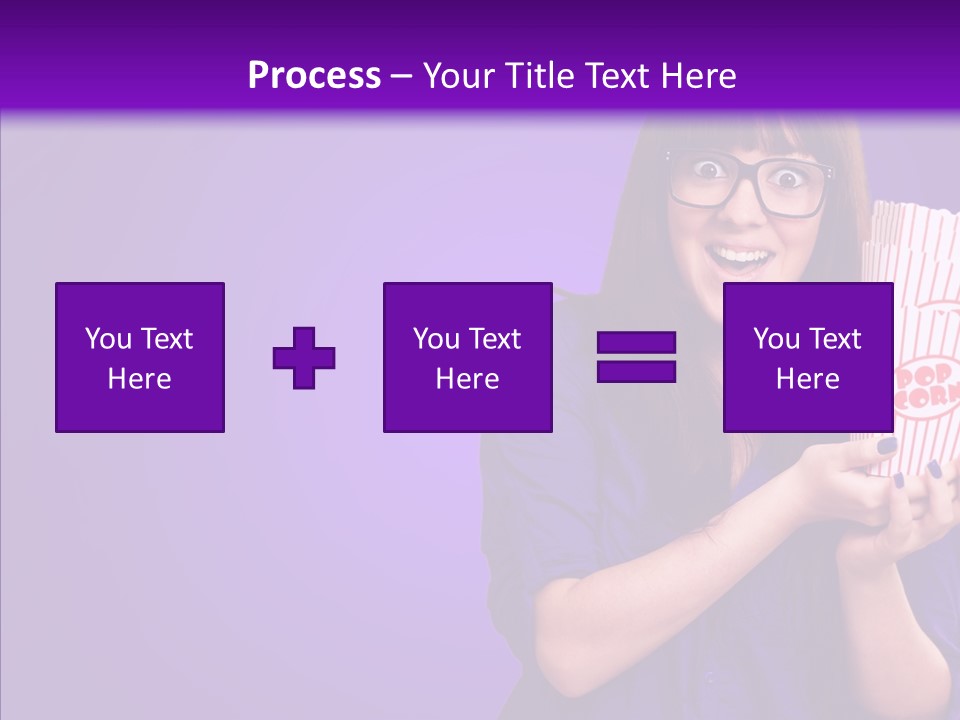 Projection Teenager Showtime PowerPoint Template