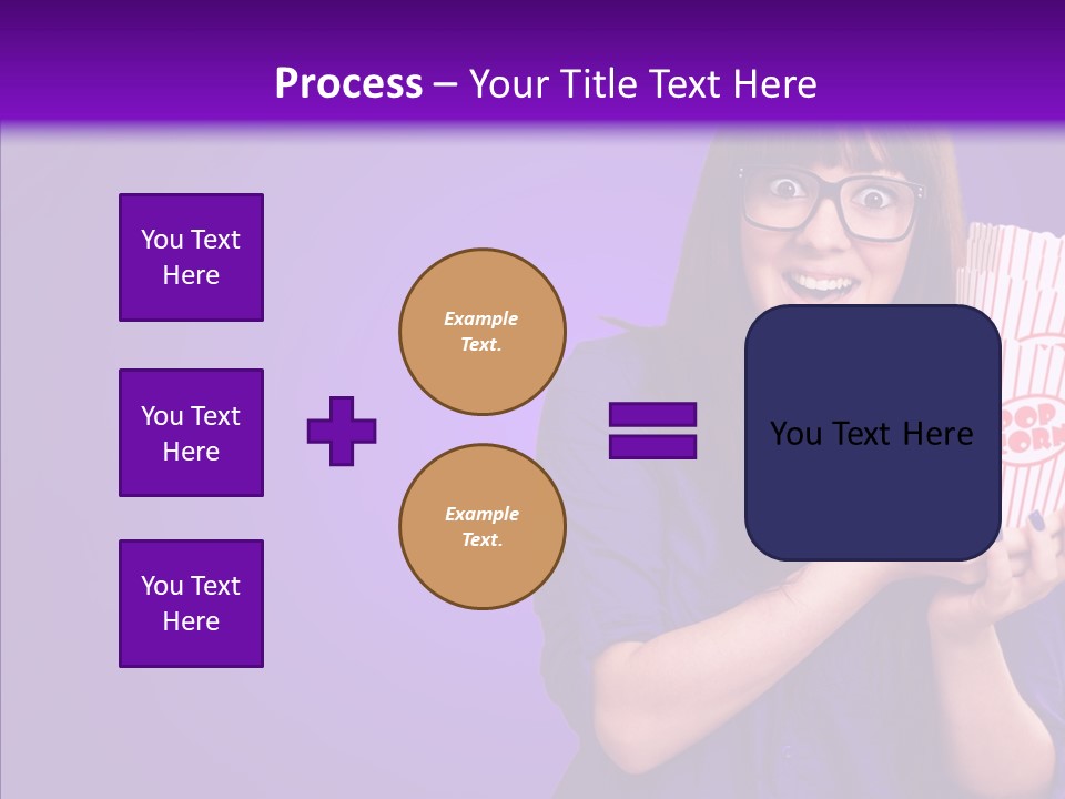 Projection Teenager Showtime PowerPoint Template