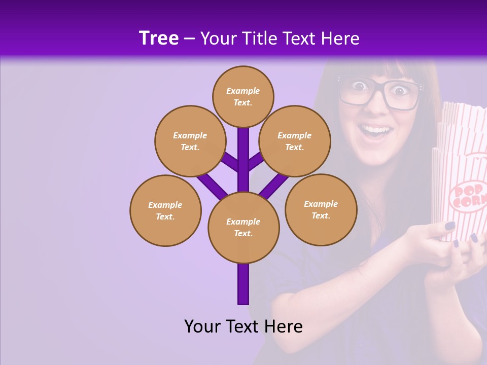 Projection Teenager Showtime PowerPoint Template