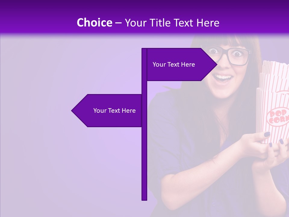 Projection Teenager Showtime PowerPoint Template
