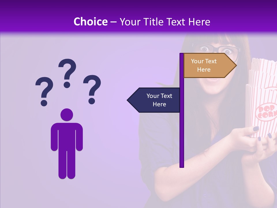 Projection Teenager Showtime PowerPoint Template