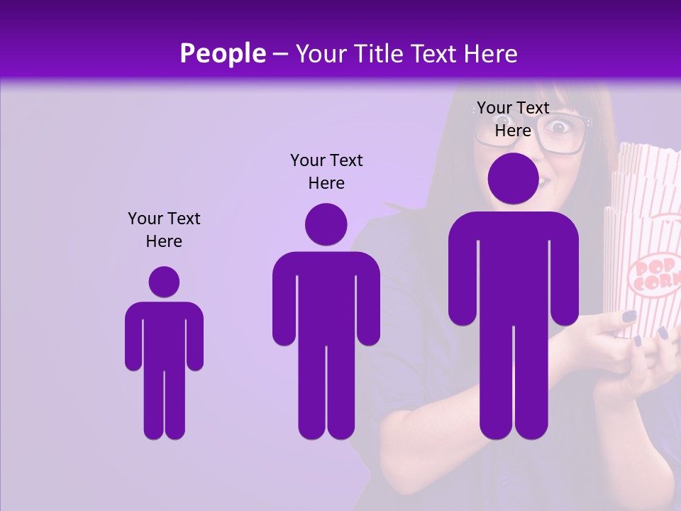 Projection Teenager Showtime PowerPoint Template