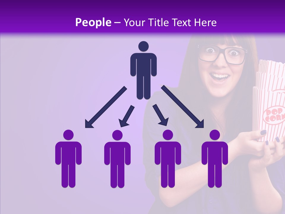 Projection Teenager Showtime PowerPoint Template