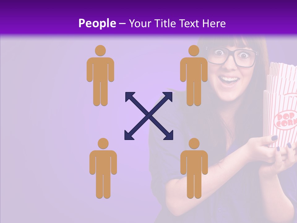 Projection Teenager Showtime PowerPoint Template