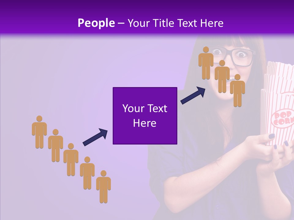 Projection Teenager Showtime PowerPoint Template