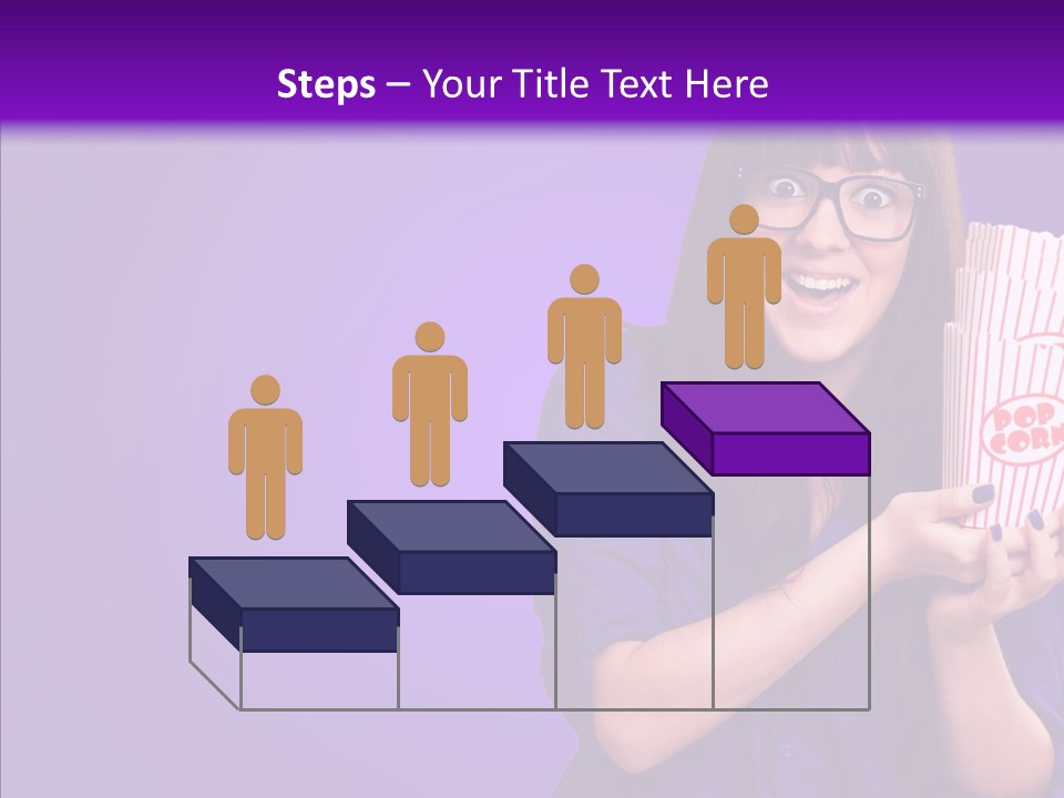 Projection Teenager Showtime PowerPoint Template