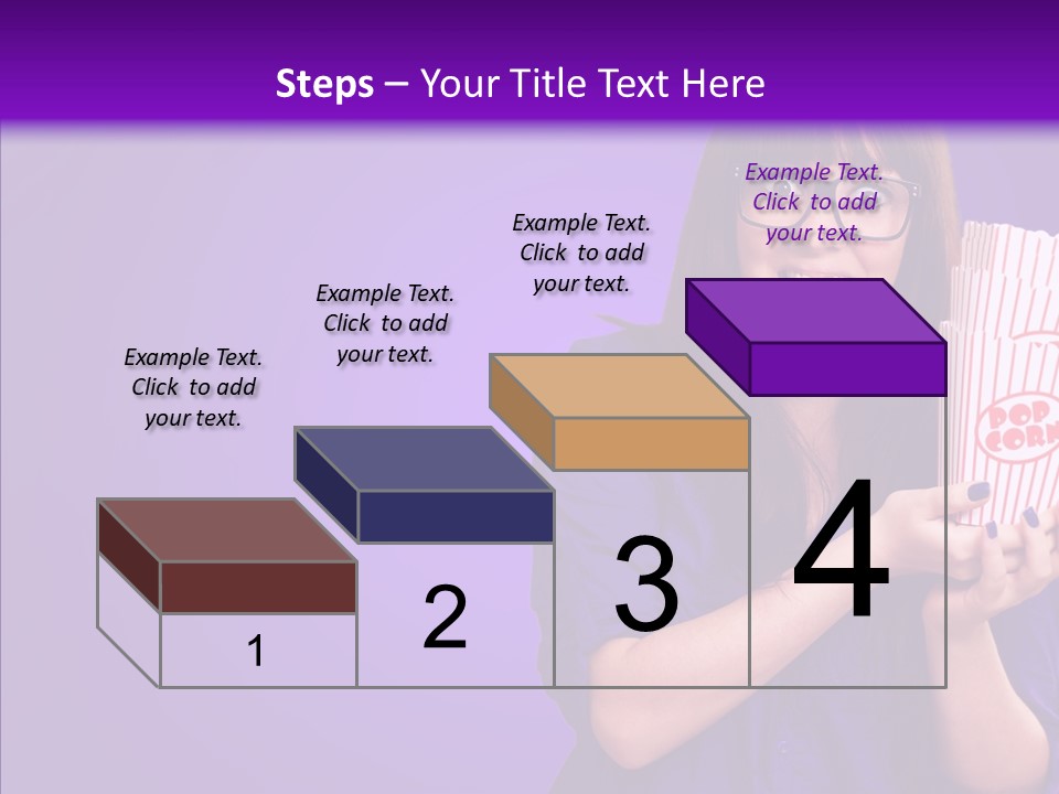 Projection Teenager Showtime PowerPoint Template