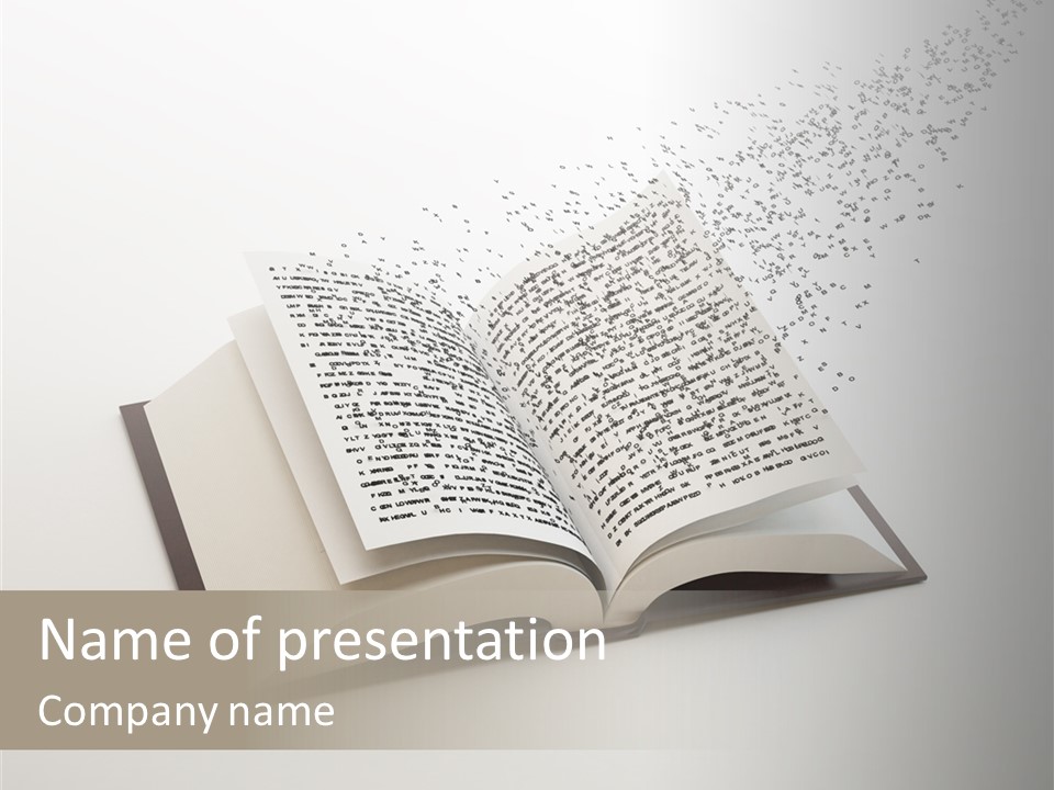 Cover Library Nobody PowerPoint Template