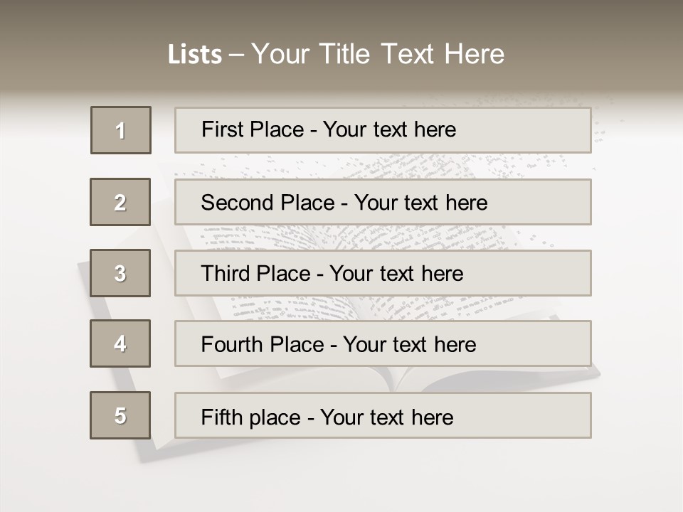 Cover Library Nobody PowerPoint Template