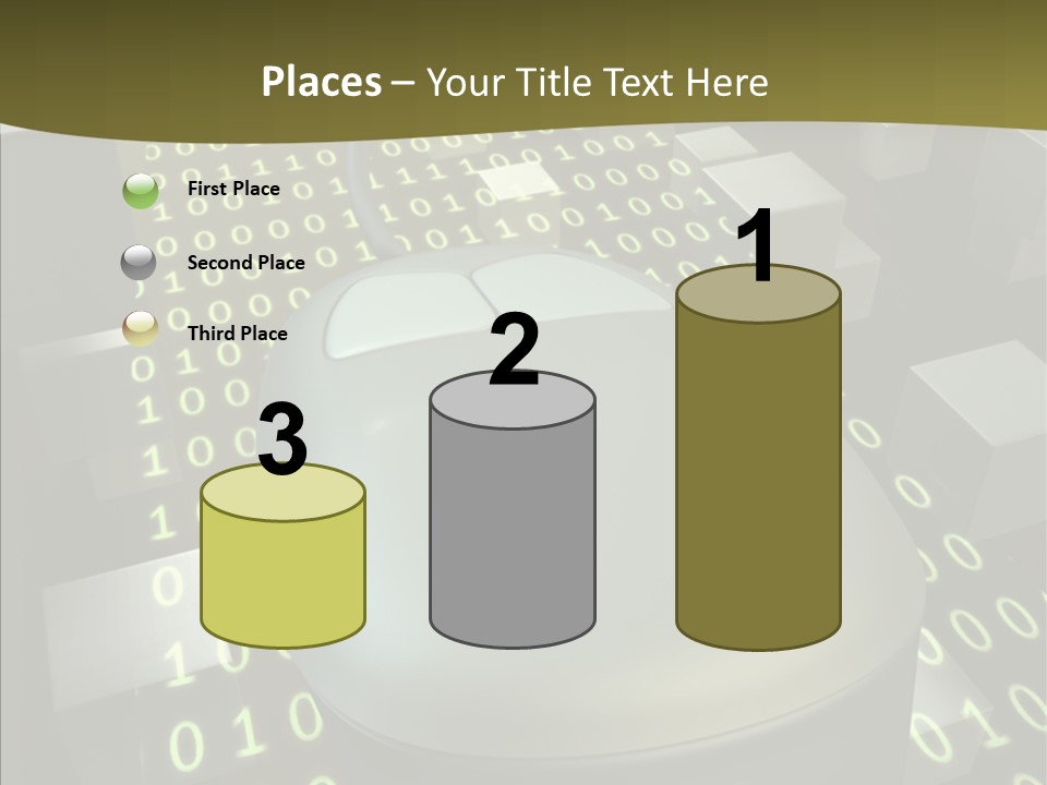 Light Digital Space PowerPoint Template