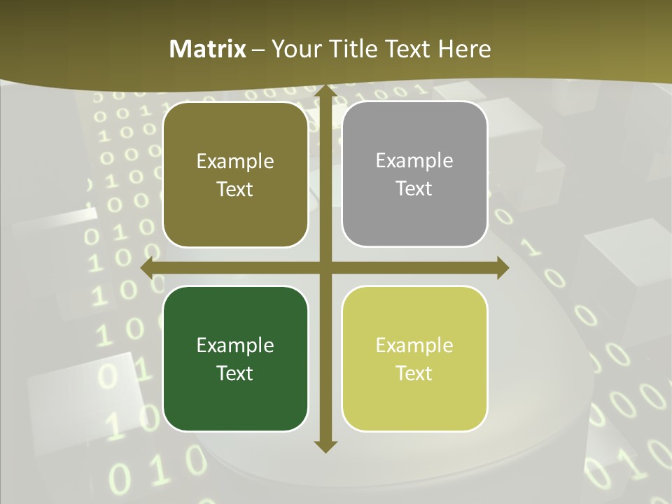 Light Digital Space PowerPoint Template