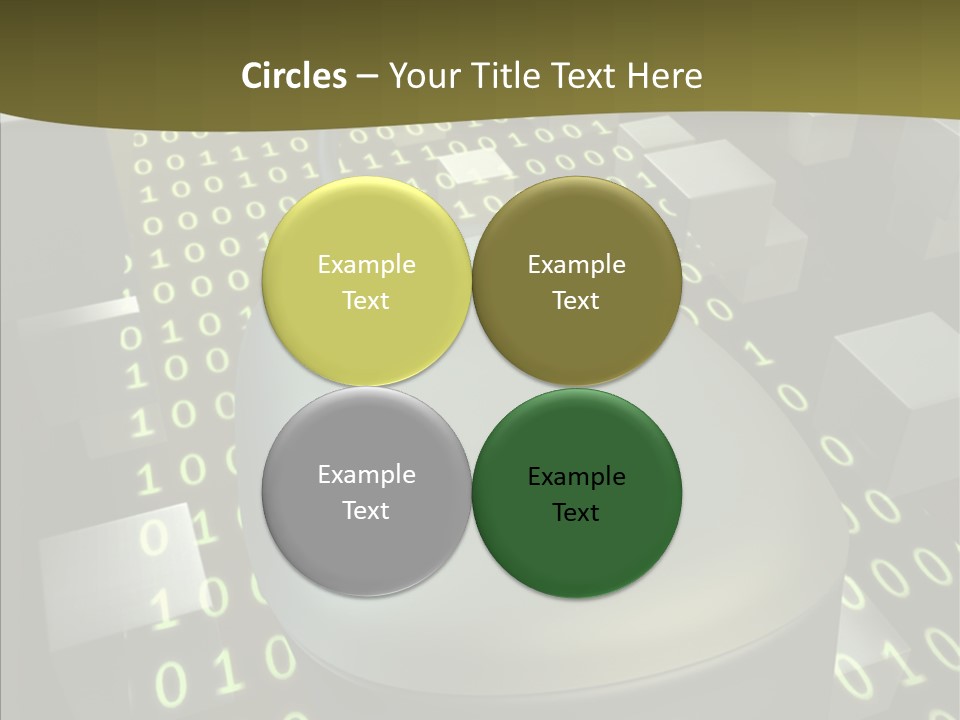 Light Digital Space PowerPoint Template