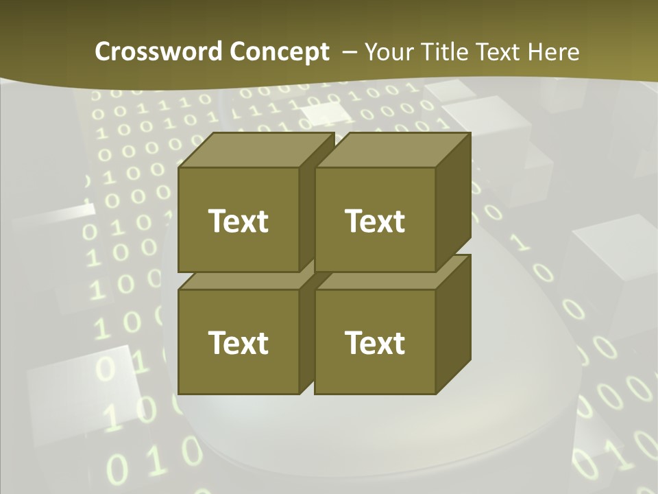 Light Digital Space PowerPoint Template