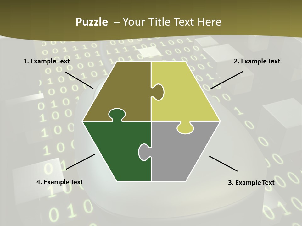 Light Digital Space PowerPoint Template