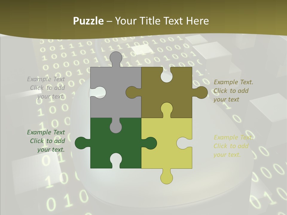 Light Digital Space PowerPoint Template