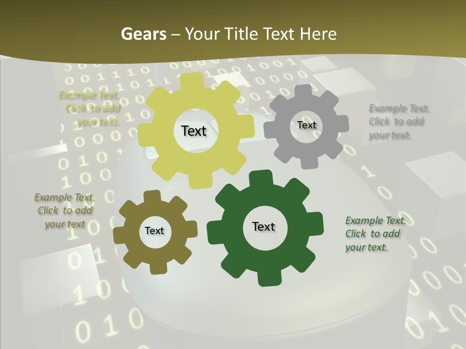 Light Digital Space PowerPoint Template