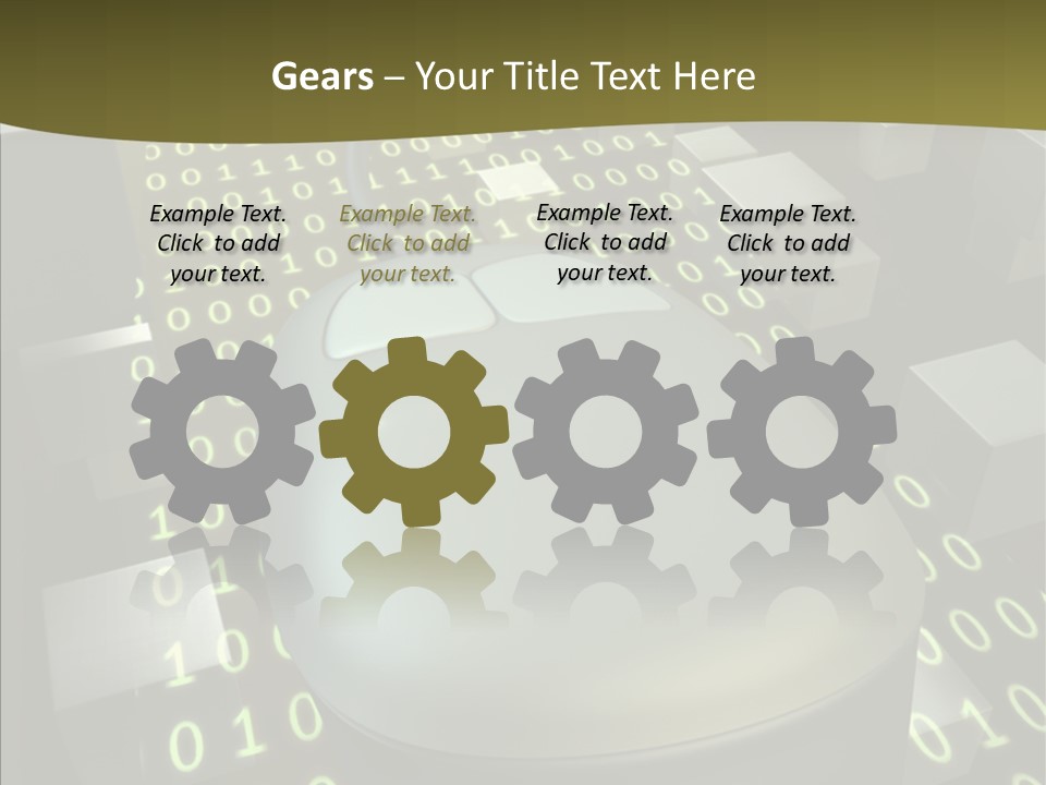 Light Digital Space PowerPoint Template