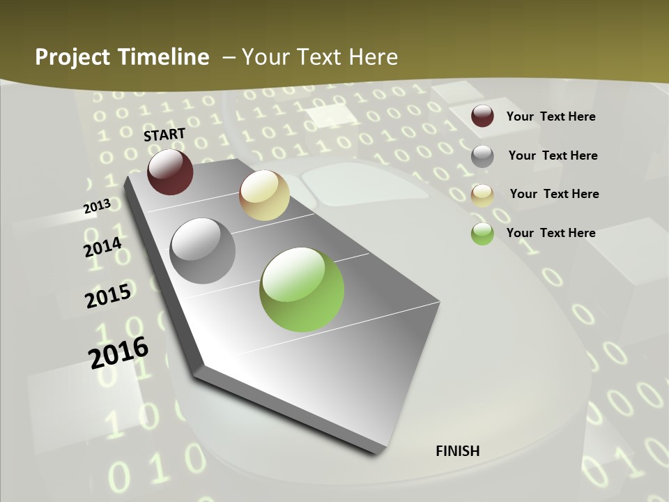 Light Digital Space PowerPoint Template