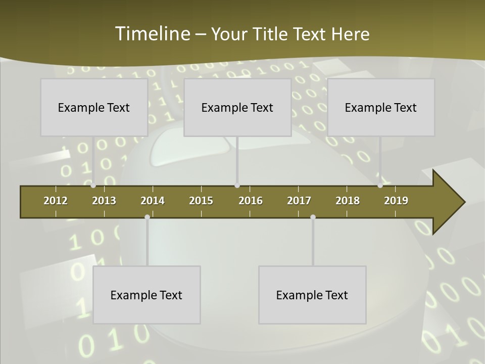 Light Digital Space PowerPoint Template