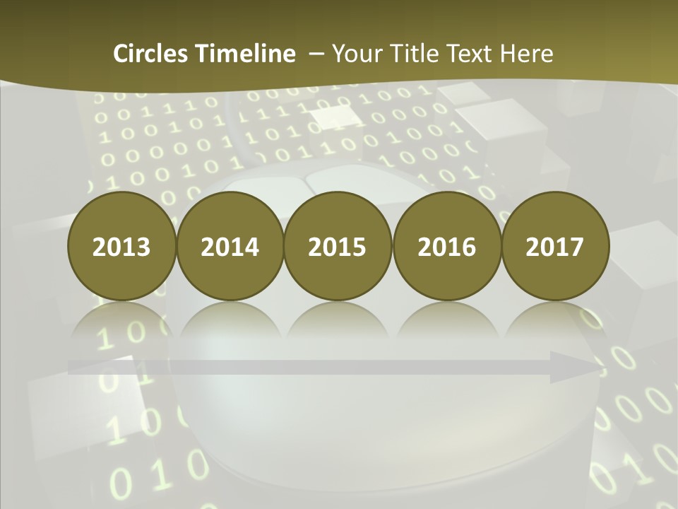 Light Digital Space PowerPoint Template