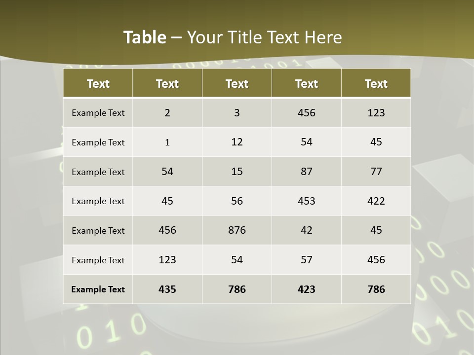 Light Digital Space PowerPoint Template