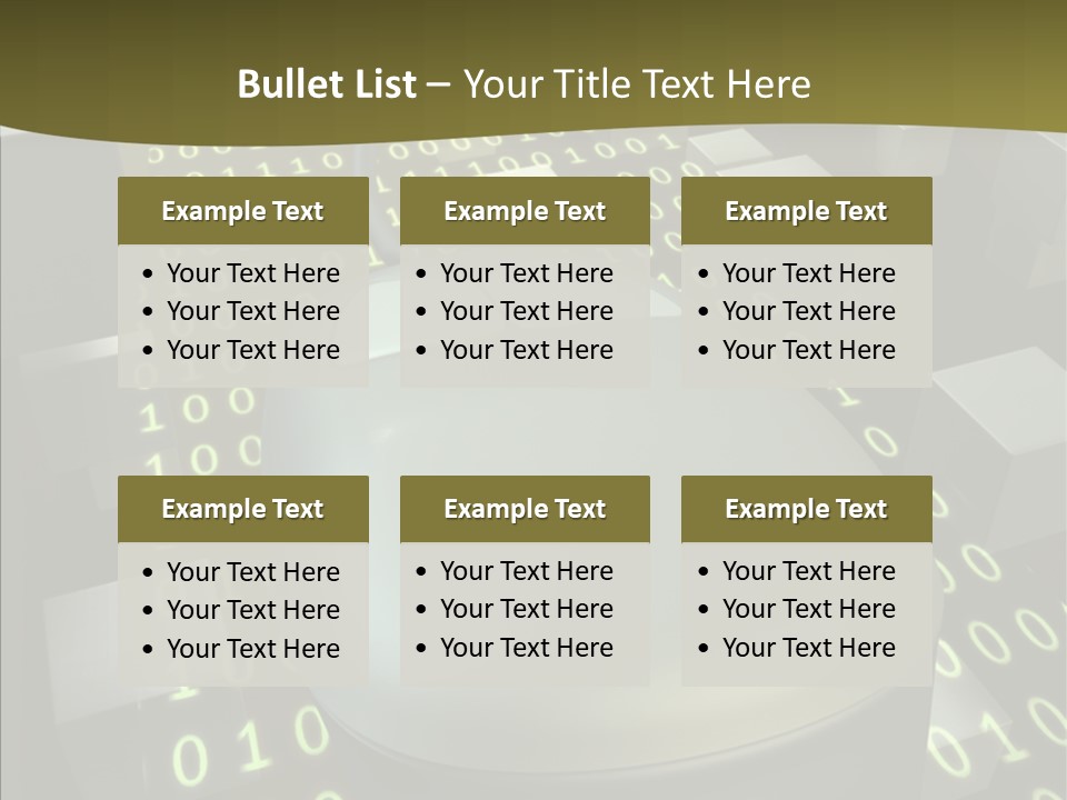 Light Digital Space PowerPoint Template