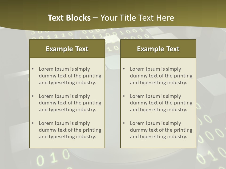 Light Digital Space PowerPoint Template
