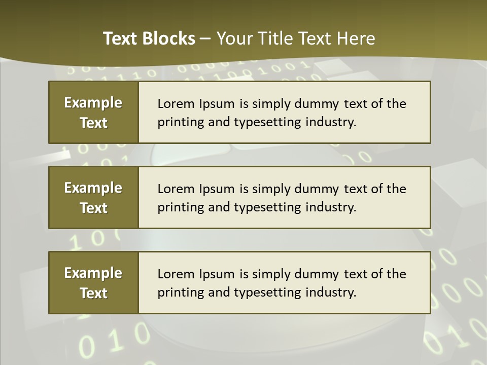 Light Digital Space PowerPoint Template