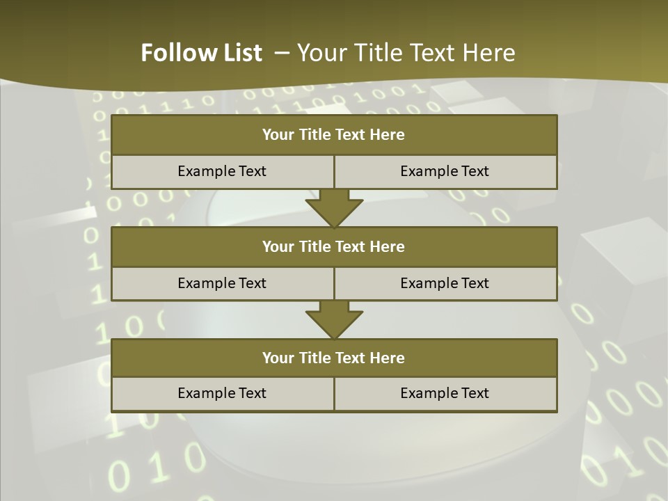Light Digital Space PowerPoint Template