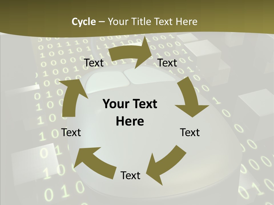 Light Digital Space PowerPoint Template