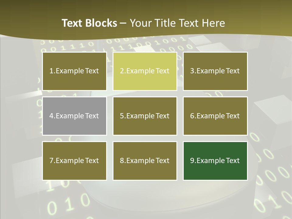 Light Digital Space PowerPoint Template