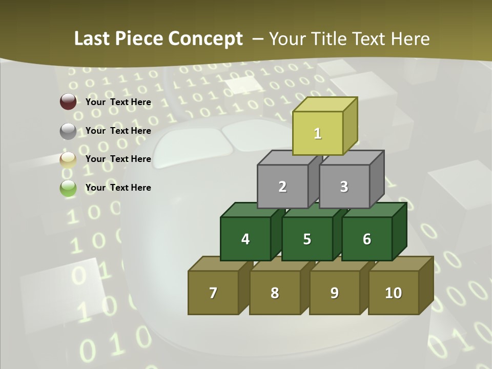 Light Digital Space PowerPoint Template