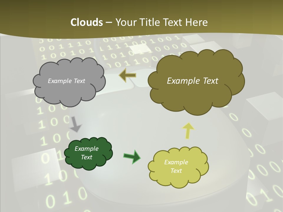 Light Digital Space PowerPoint Template