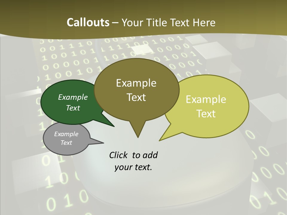 Light Digital Space PowerPoint Template