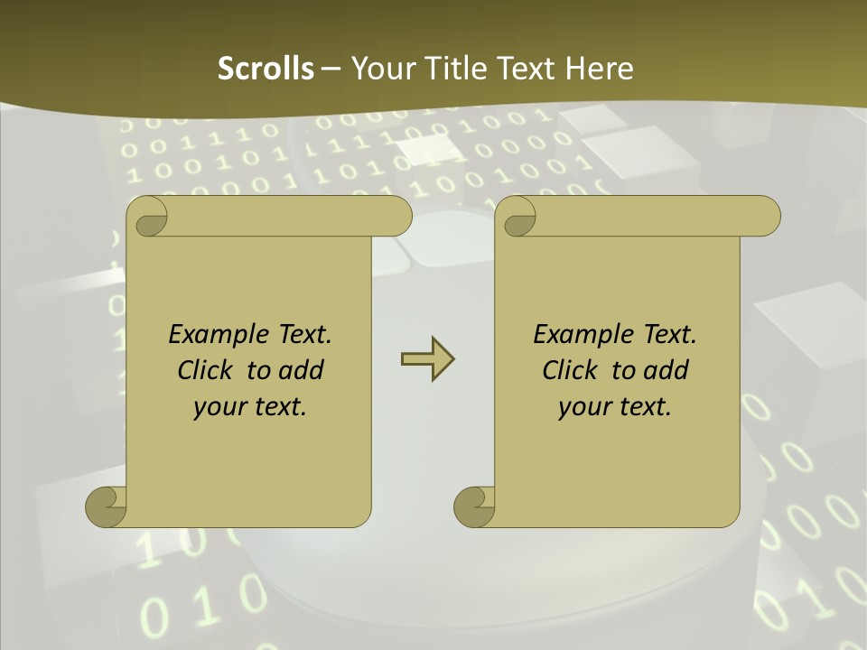 Light Digital Space PowerPoint Template