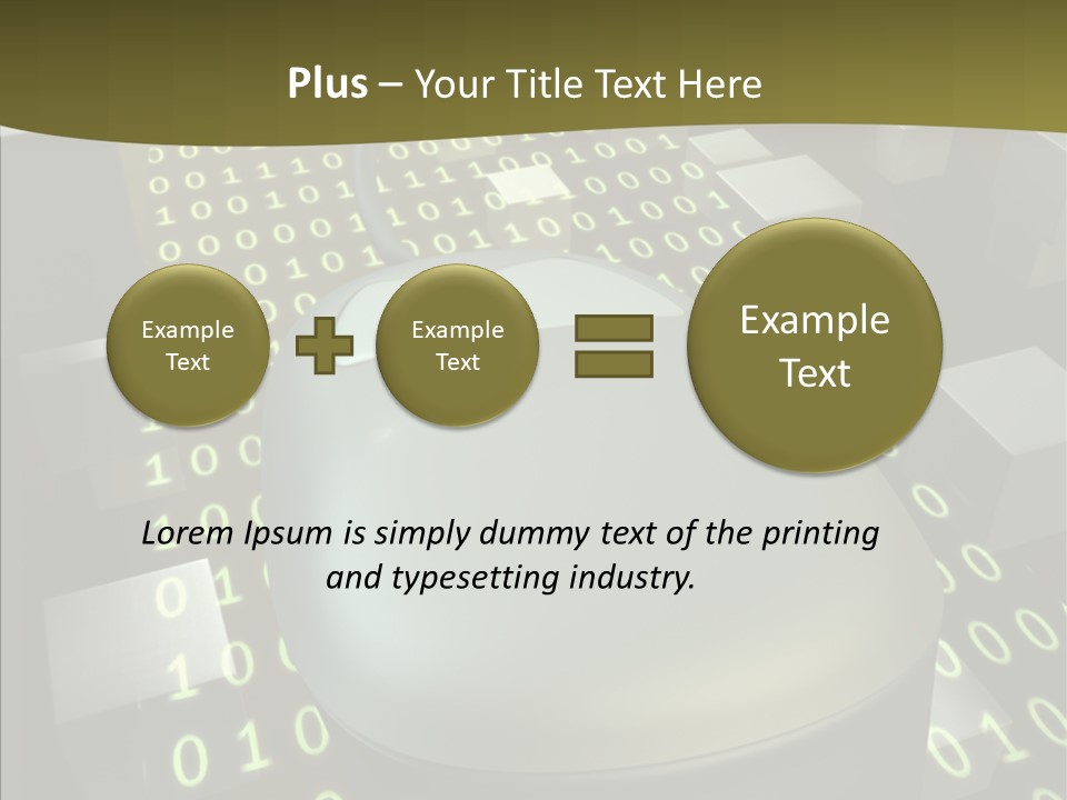Light Digital Space PowerPoint Template