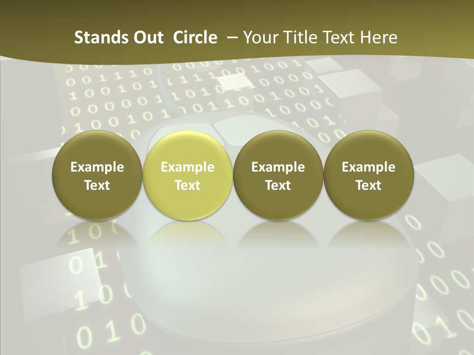 Light Digital Space PowerPoint Template