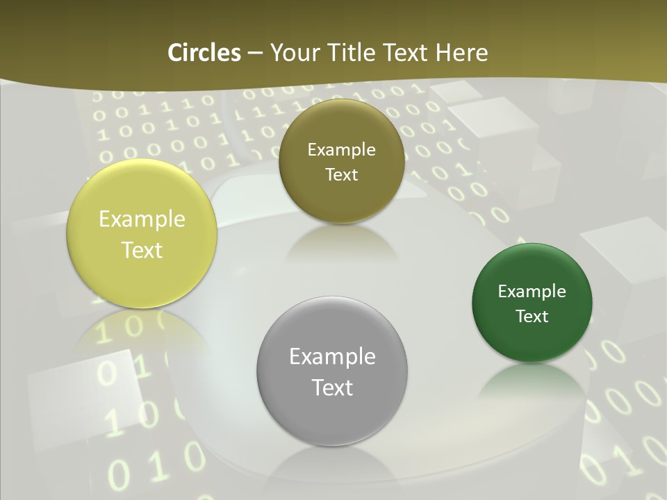 Light Digital Space PowerPoint Template