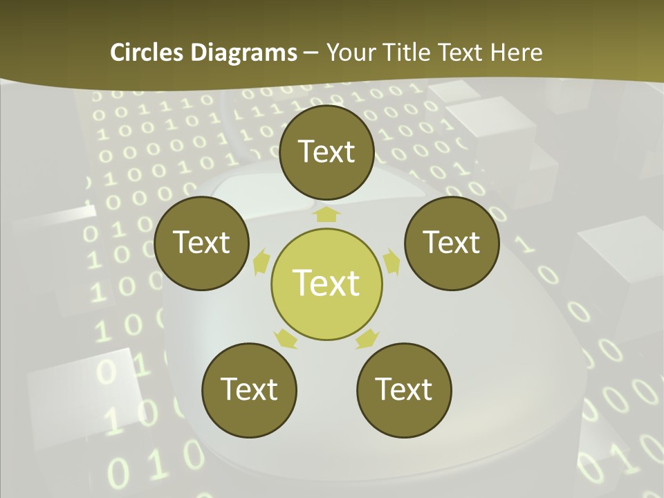 Light Digital Space PowerPoint Template