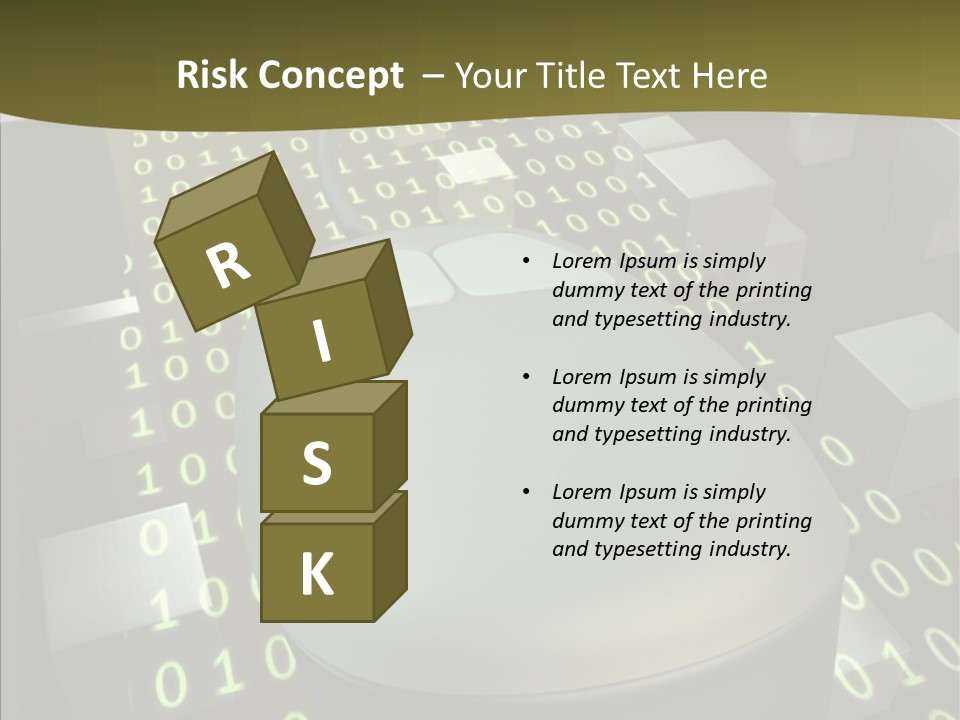 Light Digital Space PowerPoint Template