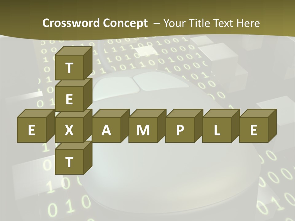 Light Digital Space PowerPoint Template