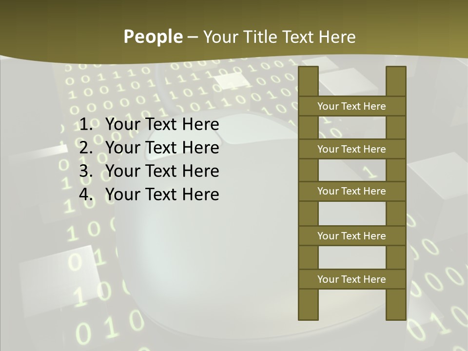 Light Digital Space PowerPoint Template