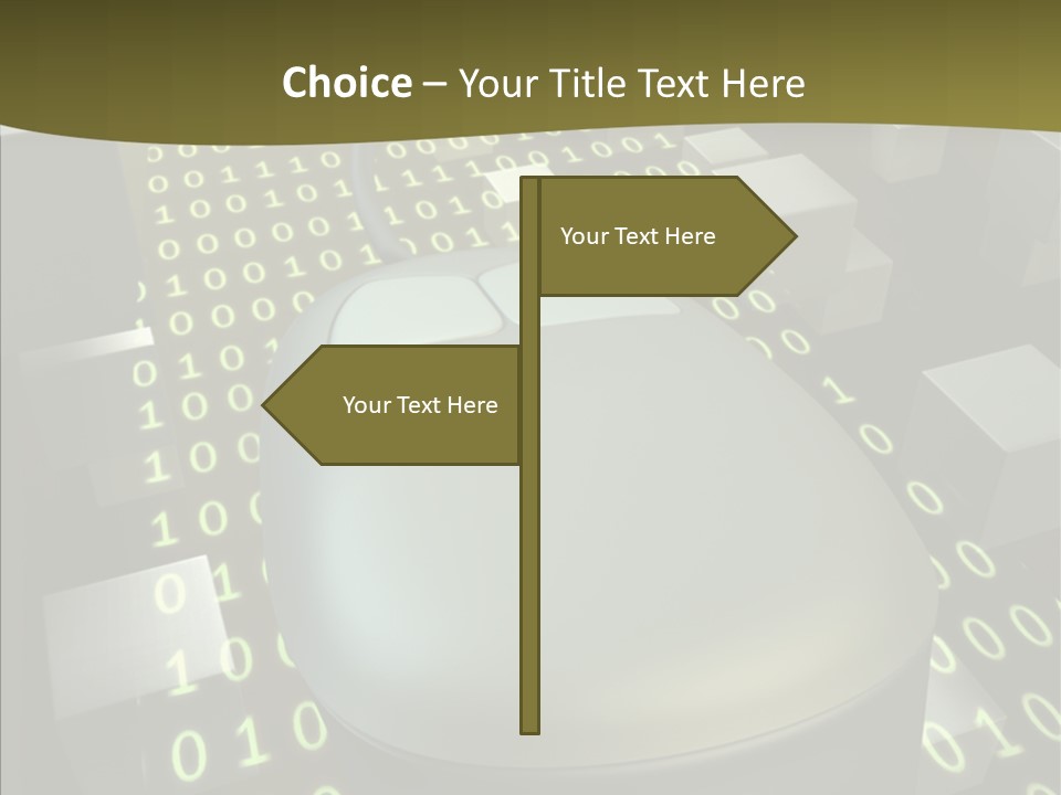 Light Digital Space PowerPoint Template
