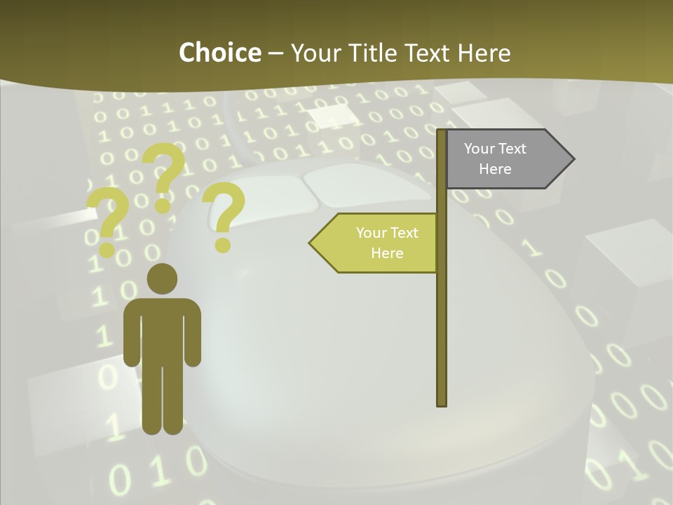 Light Digital Space PowerPoint Template