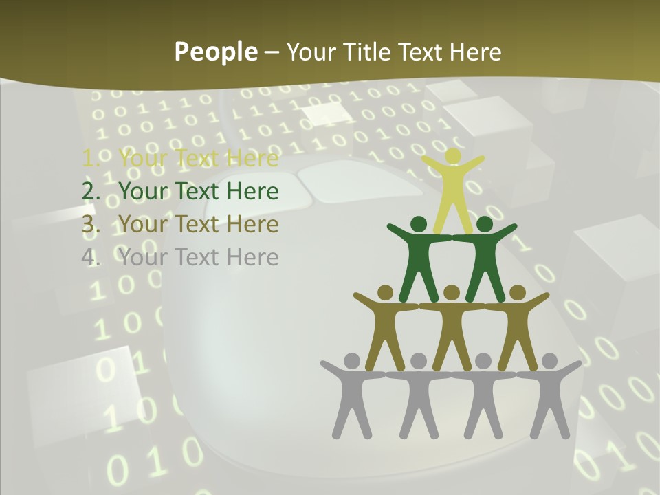 Light Digital Space PowerPoint Template